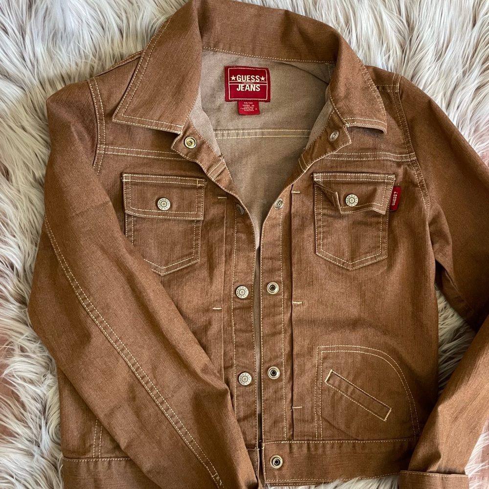 Guess Jeans Brown Jacket - Picture 3 of 5